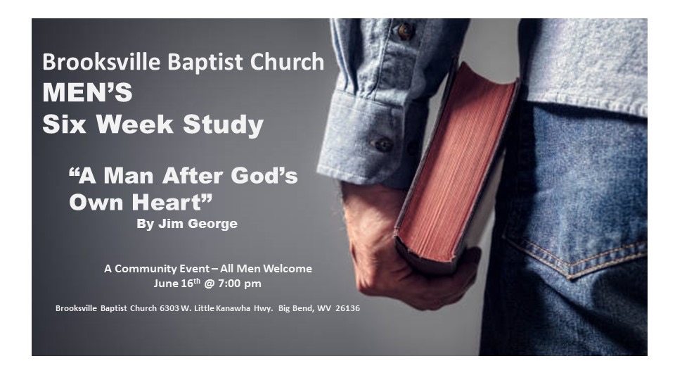 Brooksvile Baptist Church Hosting Mens Bible Study Ridgeview News