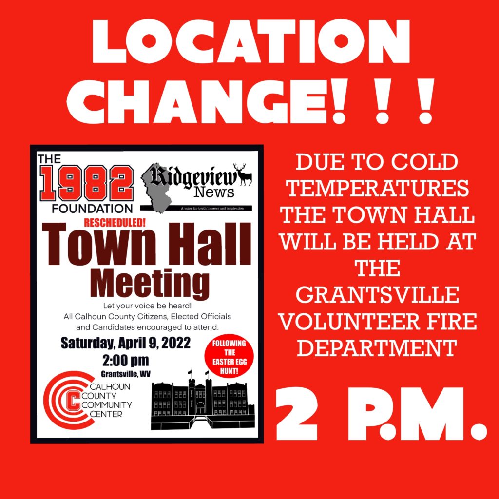 Town Hall Meeting Location Change – Ridgeview News