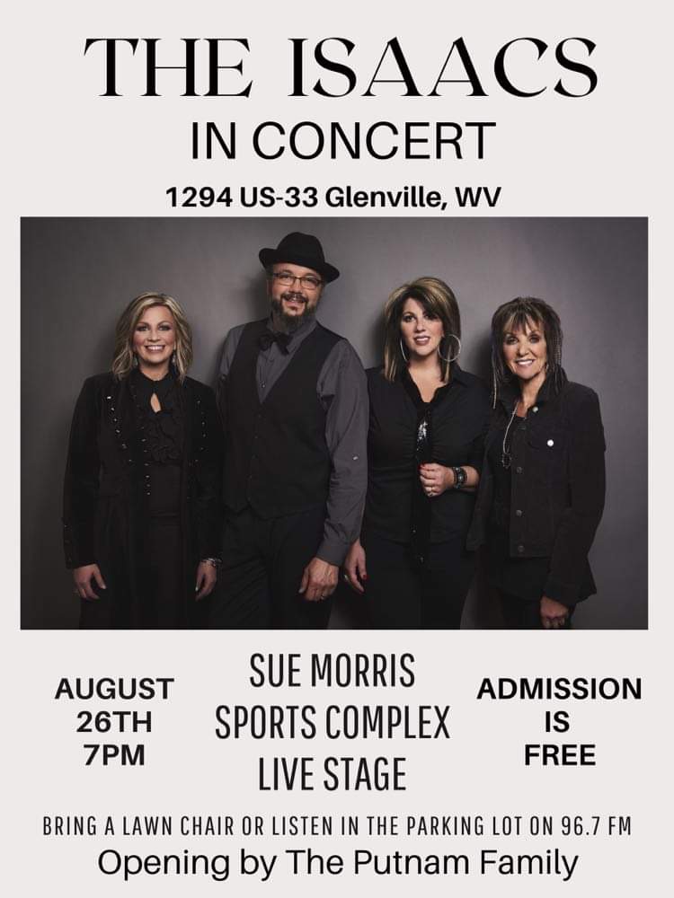 The Isaacs in Concert in Glenville Free! Ridgeview News